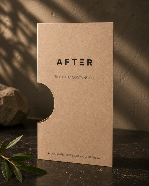AFTER gift - Growing Greeting Card