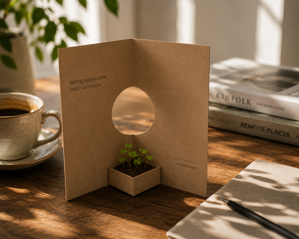 AFTER gift - Growing Greeting Card