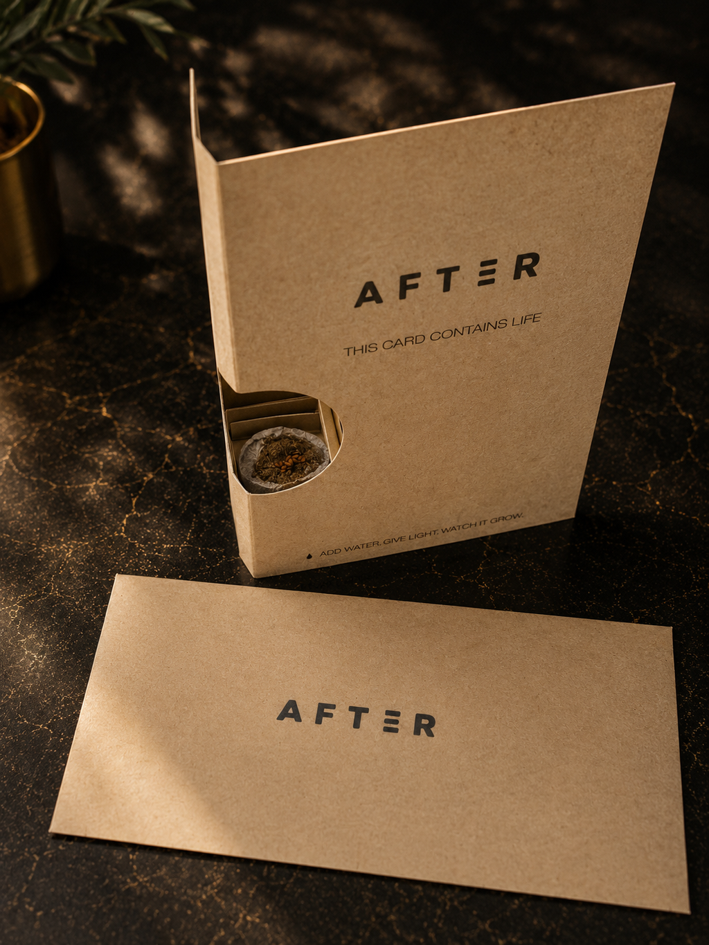 AFTER gift - Growing Greeting Card